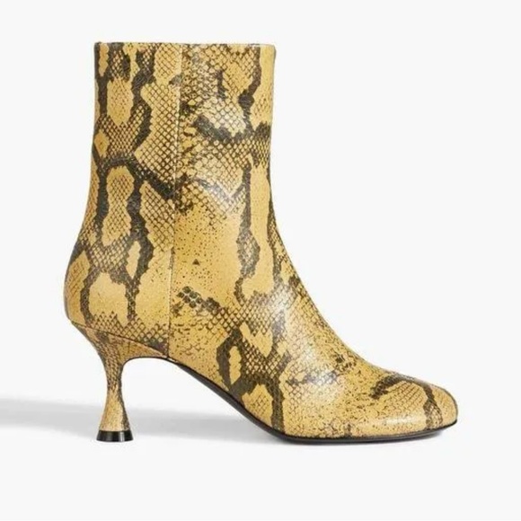 Acne Studios Snake-Effect Leather Boots - Picture 2 of 5